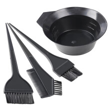 Trixes 4-Piece Professional Hair Dye Brush Set | Hair Dye Bowl