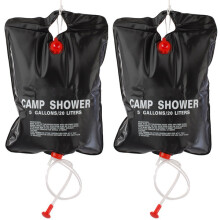 TRIXES 2 X 5 Gln Fishing Army Camp Solar Powered Camping Showers