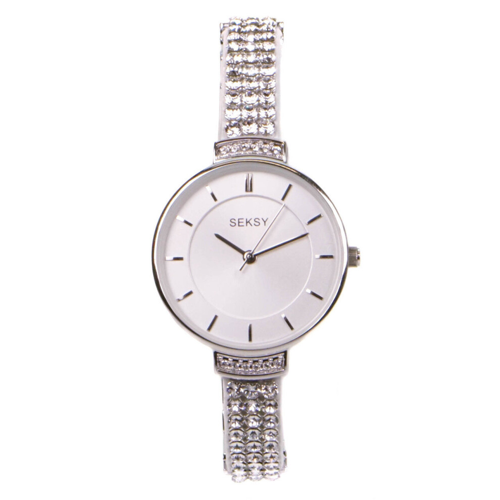 Sekonda Seksy Silver Crystal Ladies Watch