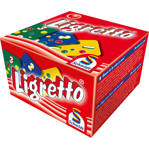 Schmidt Spiele Ligretto: Rosso - Gioco di carte 2-4 giocatori - 10 minuti di gioco - Giochi di carte per serate di giochi in famiglia - Giochi di
