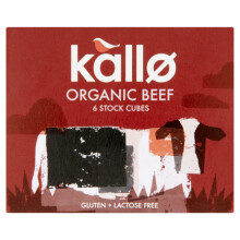 Kallo Beef Stock Cubes - Organic | 66g x 15