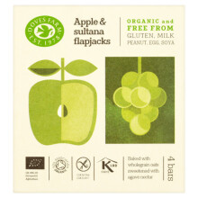 Doves Farm Free From Apple & Sultana Flapjack - Multipack | (35gx4) x 7