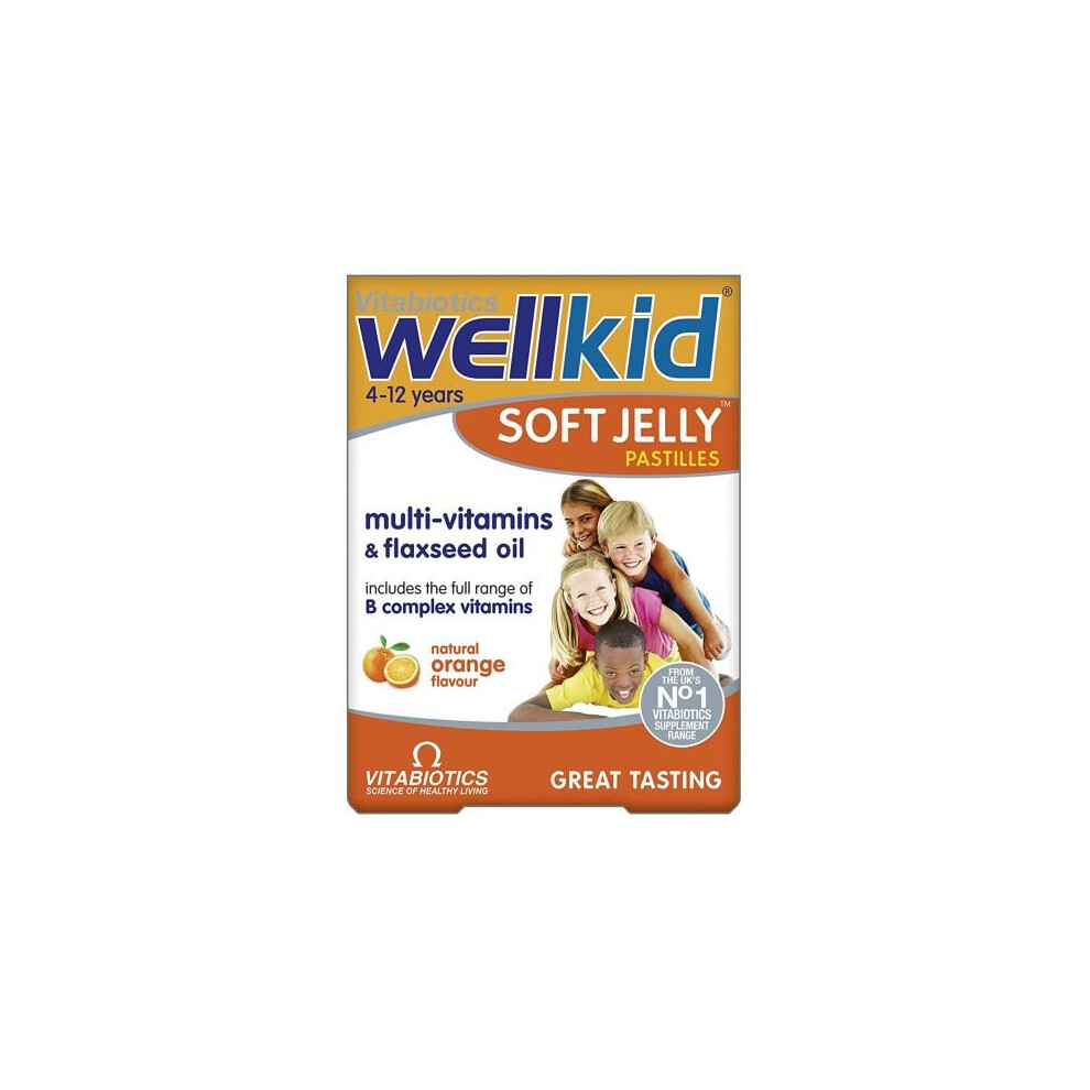 Vitabiotics Wellkid Orange Soft Jelly Pastilles | 30s