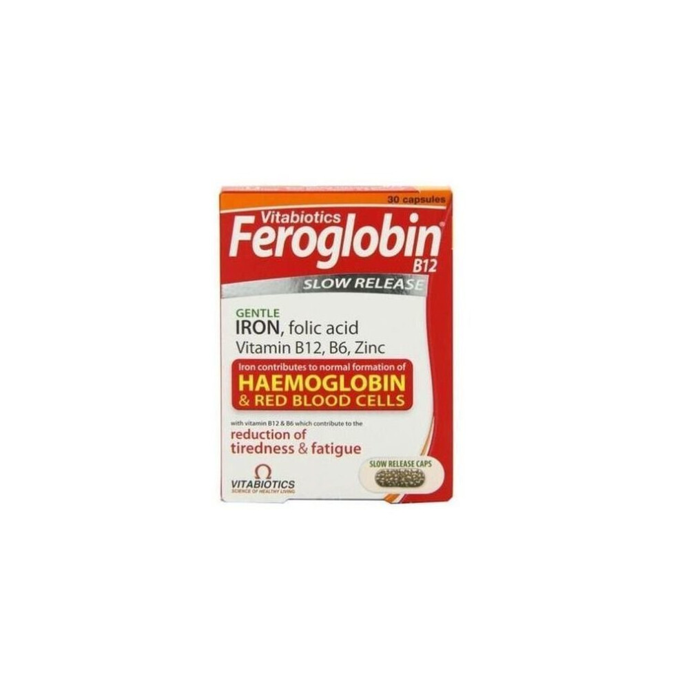 Vitabiotics Feroglobin B12 Capsules | 30s