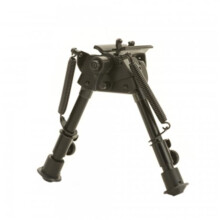 Tac Shield TCSH T9501P Heavy Duty Pivot Adjustable Bi-Pod - 6-9 in., Matte Black