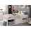 Kidsaw Low Single 3ft Cabin Bed - White with 3 Storage Compartments, 2 Open Areas & Front Doors, K0001 4