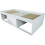 Kidsaw Low Single 3ft Cabin Bed - White with 3 Storage Compartments, 2 Open Areas & Front Doors, K0001 3