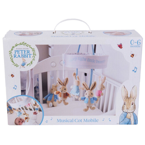 Rainbow Designs Peter Rabbit Musical Cot Mobile 2
