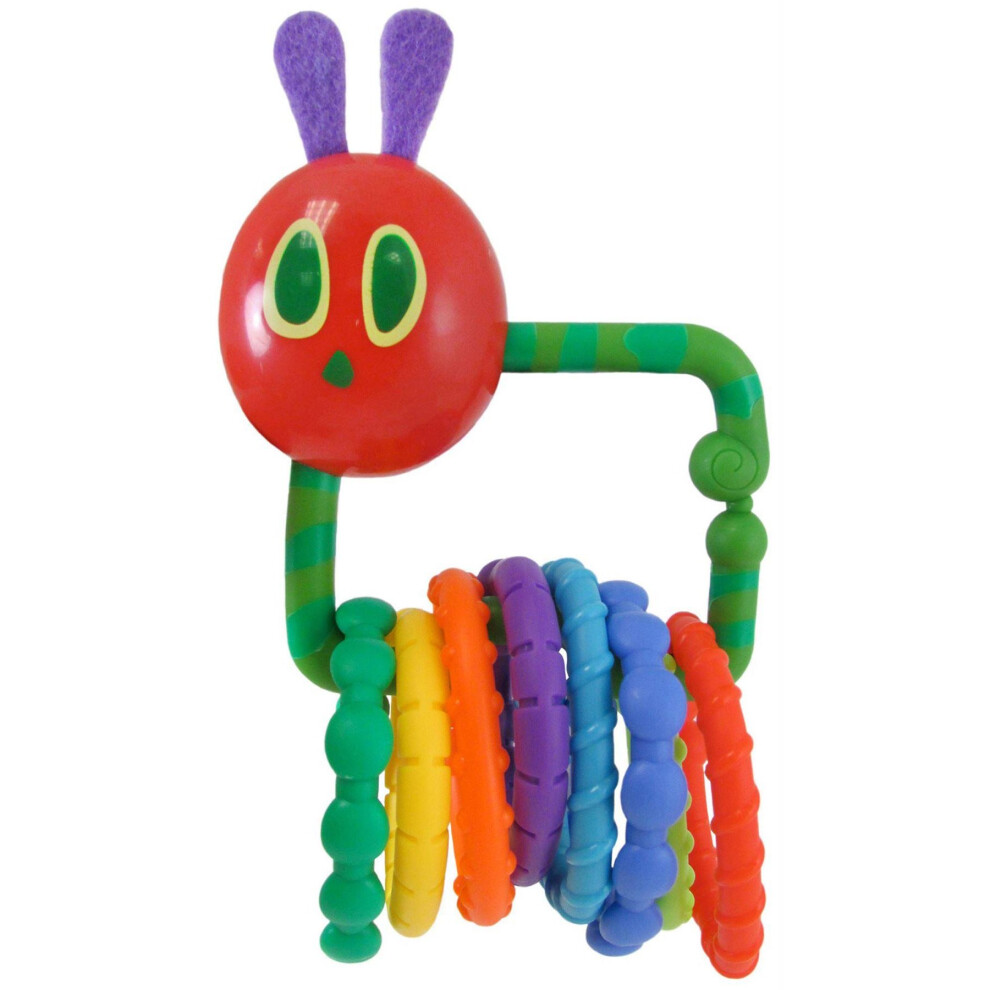 Rainbow Designs The Very Hungry Caterpillar Rattle Teether With Links