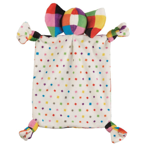 Rainbow Designs Elmer The Elephant Comfort Blanket 1
