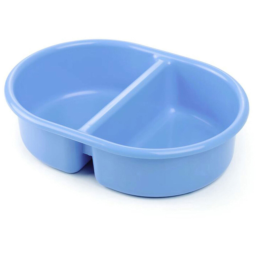 (Blue) Neat Nursery Company Oval Top 'n'Tail Bowl - Blue