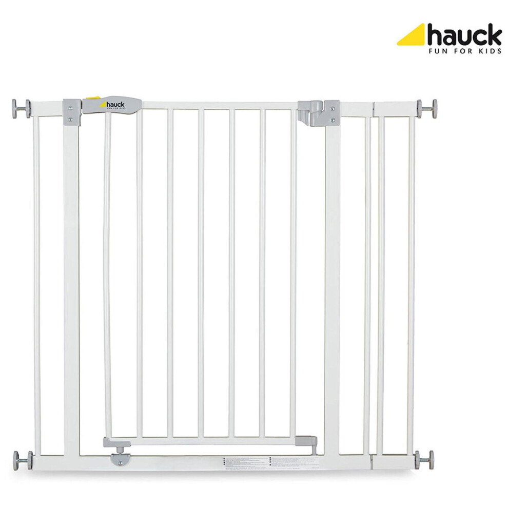 Hauck Open N Stop Safety Gate + 9cm Extension - White