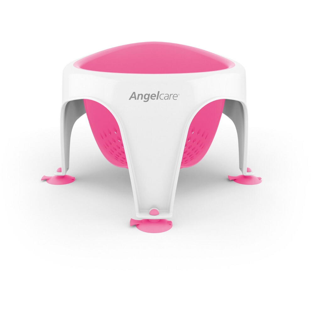 (Pink) Angelcare Soft-Touch Bath Seat - Aqua