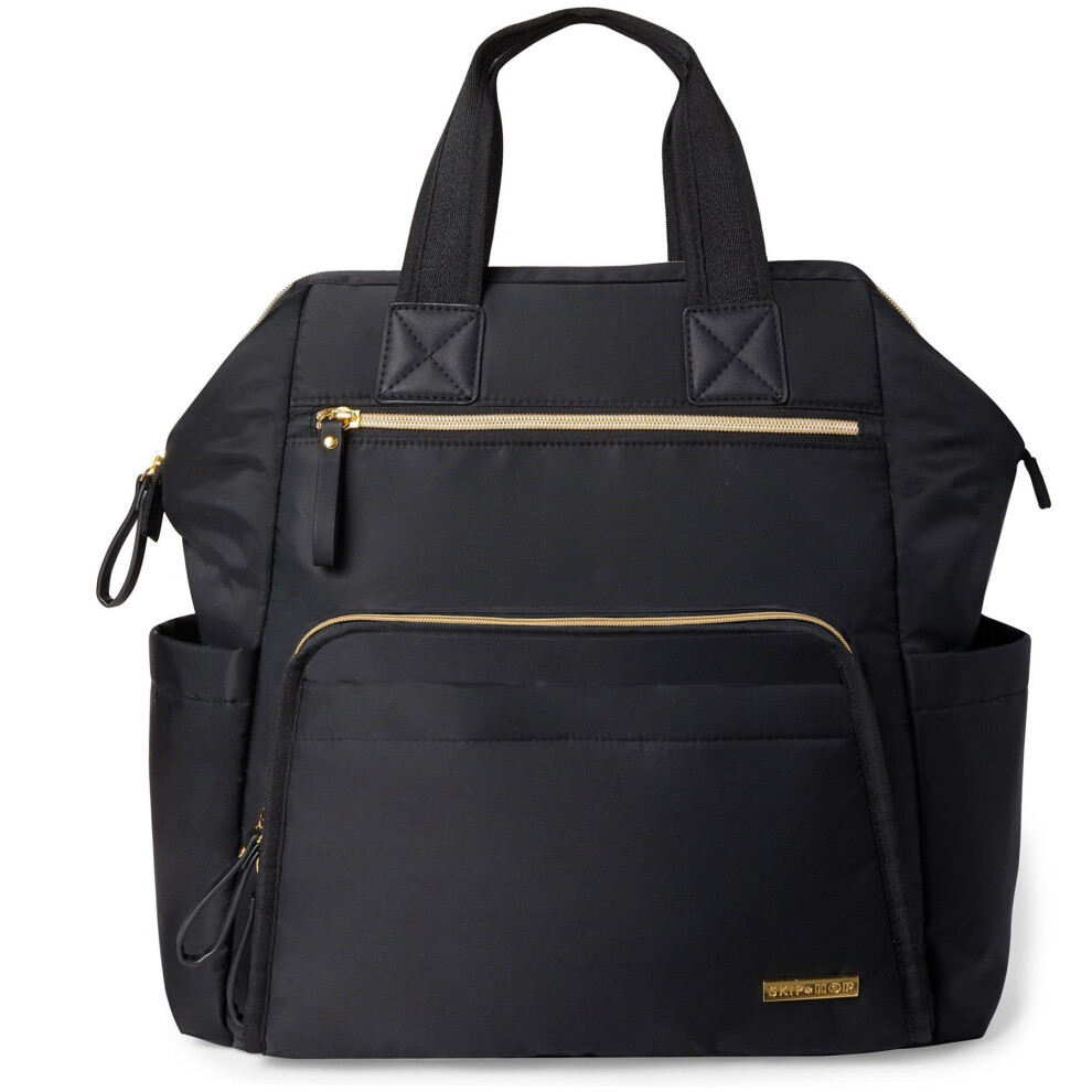 Skip Hop Mainframe Wide Open Backpack Changing Bag - Black