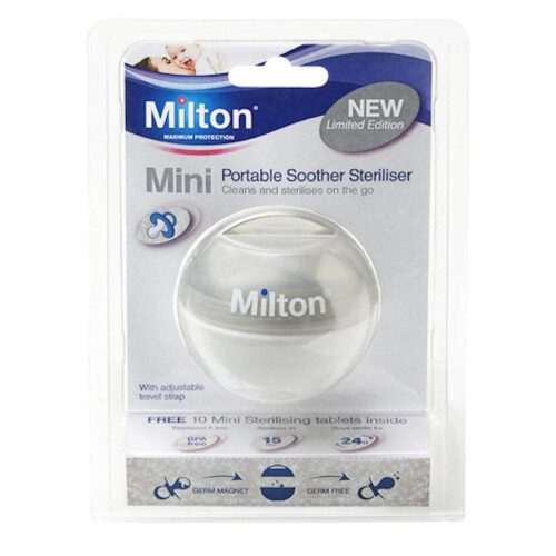 Milton Mini Soother Steriliser Silver 2