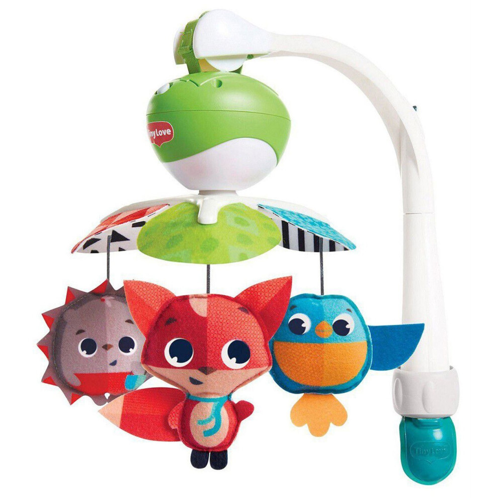 Tiny Love Take-Along Mobile Meadow Days (171814) - Portable Baby Mobile With 30 Minutes Of Classical Music And Rotating Toys
