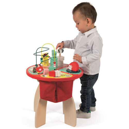 Janod Janod Baby Forest Activity Table - Plush Soft Toy 1