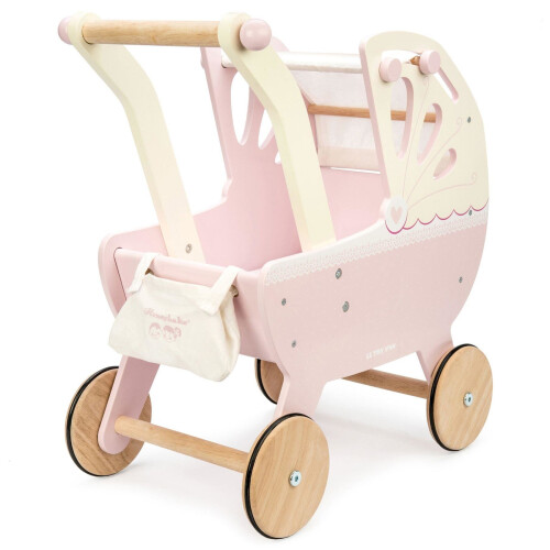 Le Toy Van - Carrinho De Madeira - Rosa - TV322 1