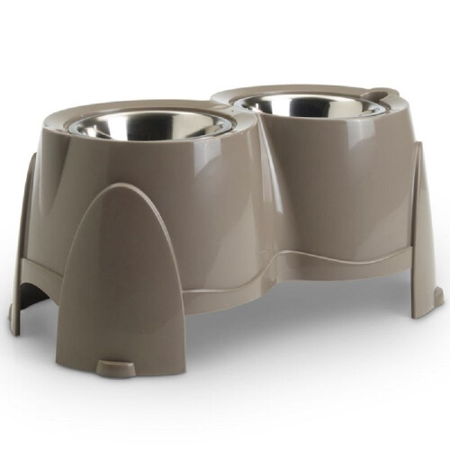 Savic (Small) Doggy Feeder Bar Set Double Bowls with Stand