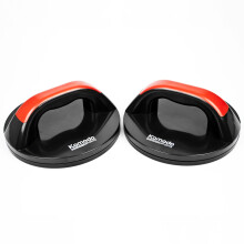 Komodo Rotating Push Up Handles RED Press Up Stands Grips Home Gym Fitness Bars