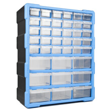 DIY Storage Organiser Unit with 39 Drawers Small Parts Craft Box Stationary Cabinet