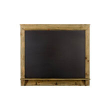 Large Blackboard with 3 Hooks 79 x 70cm Hanging Wall Mounted With Shelf