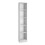 Basic Tall Narrow Bookcase (4 Shelves) in White 1