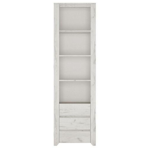 Angel Tall Narrow 3 Drawer Bookcase