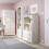 Angel Tall Narrow 3 Drawer Bookcase 5