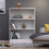 Basic Low Wide Bookcase (2 Shelves) in White 4