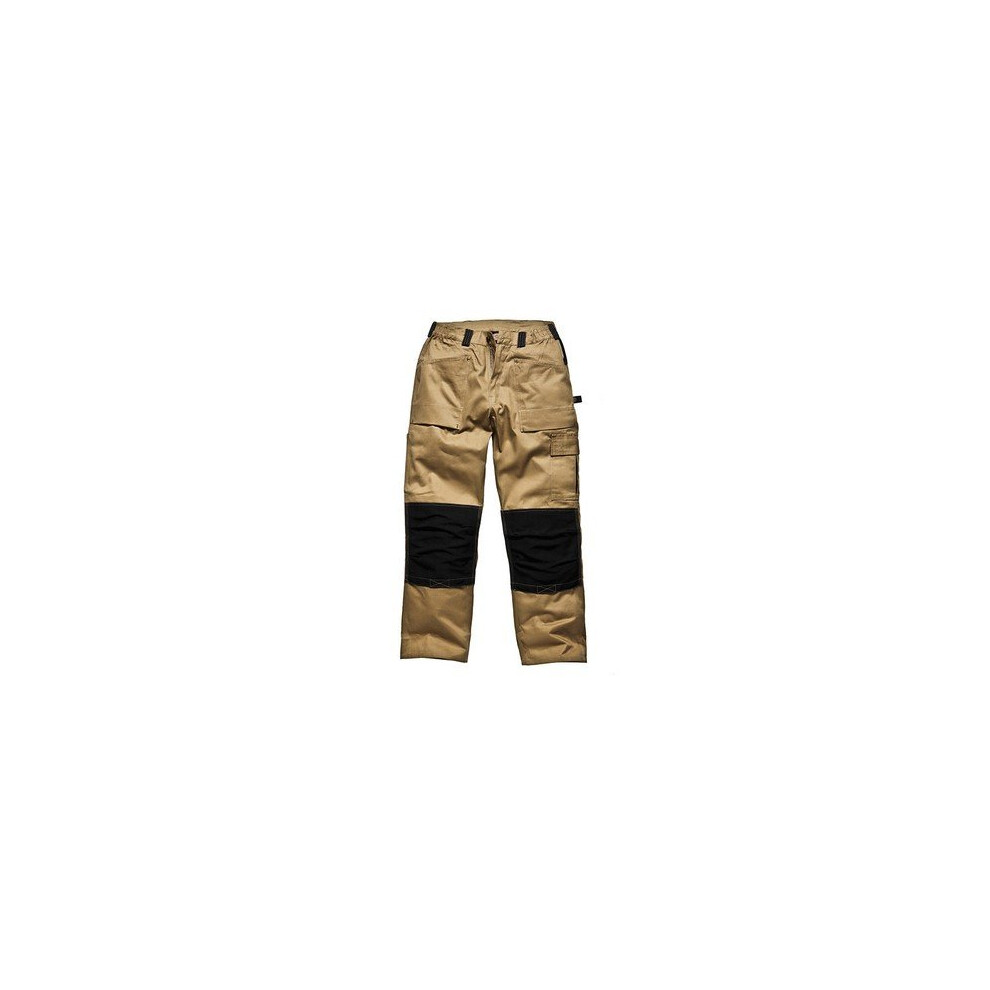 (34W) Dickies WD4930 GDT290 Trouser Khaki & Black Waist 32in Leg 31in