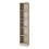 Basic Tall Narrow Bookcase (4 Shelves) in Oak 2
