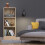 Basic Low Narrow Bookcase (2 Shelves) in Oak 5
