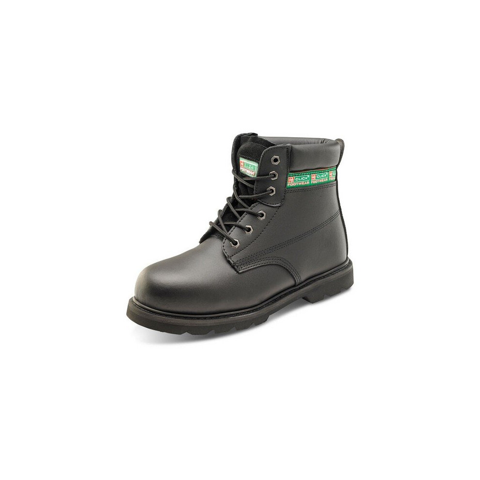 Photos - Safety Equipment ) Click GWBMSBL06 Goodyear Safety Welt Boot With Steel Toecap and Midsole Black Size 6 Black GWBMSBL08(8 (Adults')