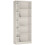 4 You Tall Wide Bookcase In Pearl White 1