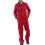 (46W) Click PCBSRE36 Polycotton Boiler Suit Red 36" 1