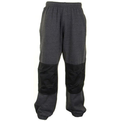 (S) Click Workwear Jogging Bottoms Grey/Black