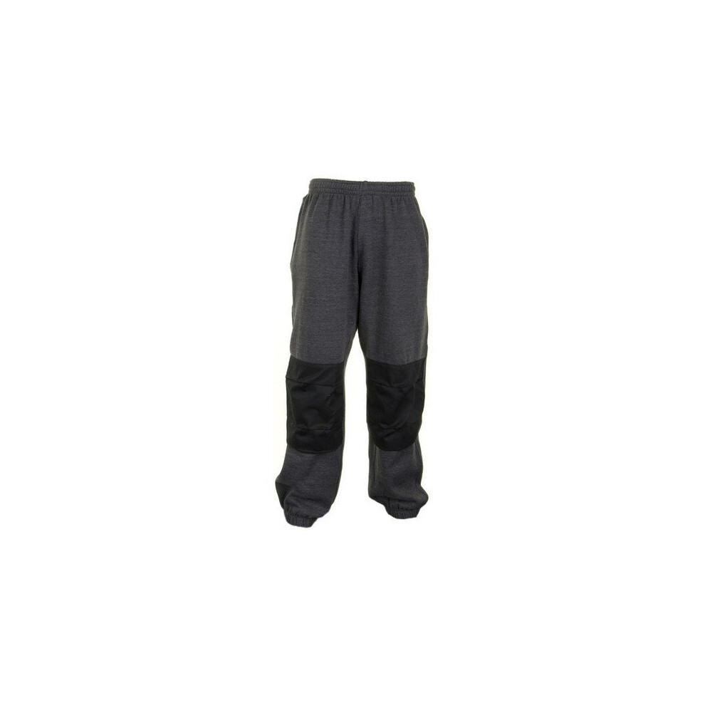 (L) Click Workwear Jogging Bottoms Grey/Black