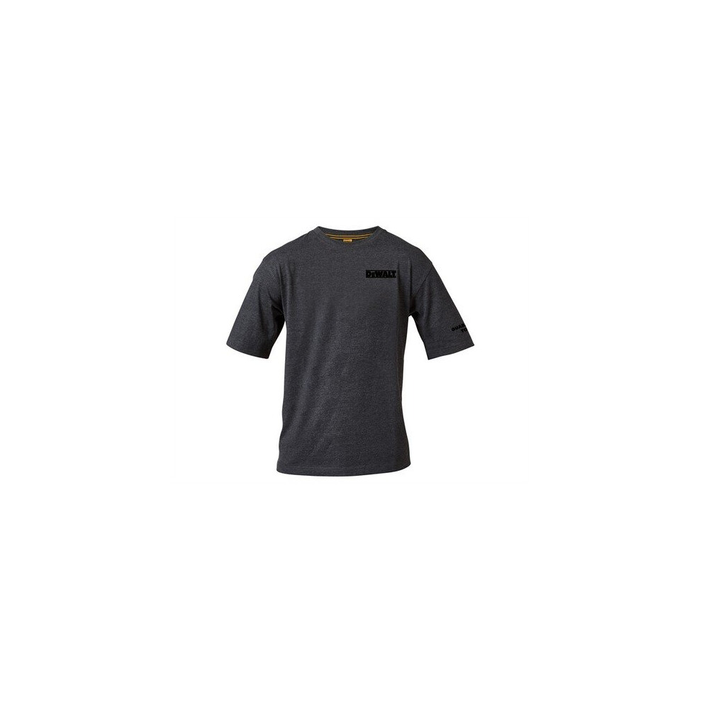 (L) DEWALT TYPHOON T SHIRT L Typhoon Charcoal Grey T Shirt Large