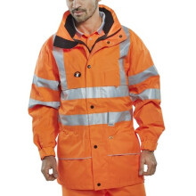 (S) Click CARORXXL Hi Vis Orange Carnoustie Waterproof Jacket XXL