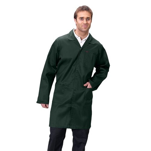 (36W) Click PCWCS34 Polycotton Warehouse Coat Spruce Green 34"