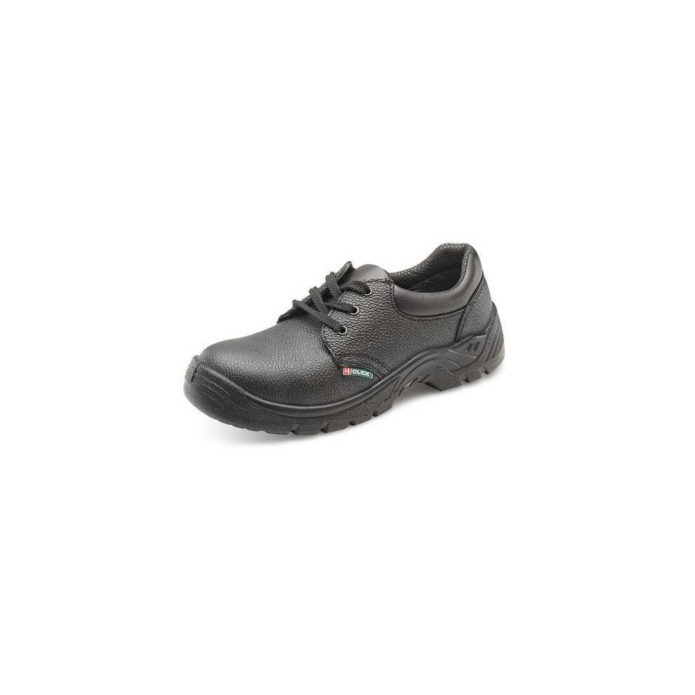 (6 (Adults')) Click Cddsms03 Safety Shoes With Steel Toecap And Midsole Dual Density Shock Absorbing Heel Black Size 3 5030566128158