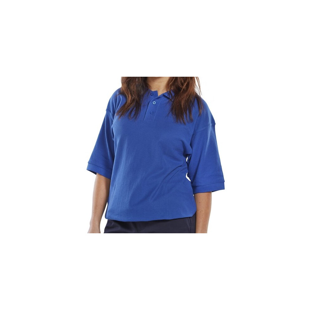 (4XL, Blue) Click CLPKSR4XL Polo Shirt Royal Blue 4XL