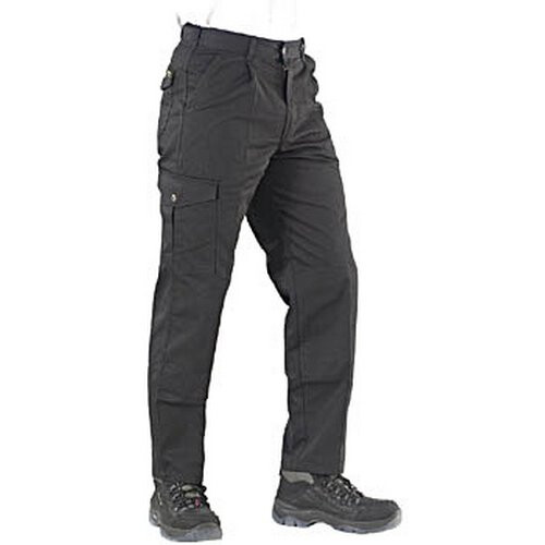 (32W) Click PCT9BL28T Polycotton Work Trousers Black 28" Long