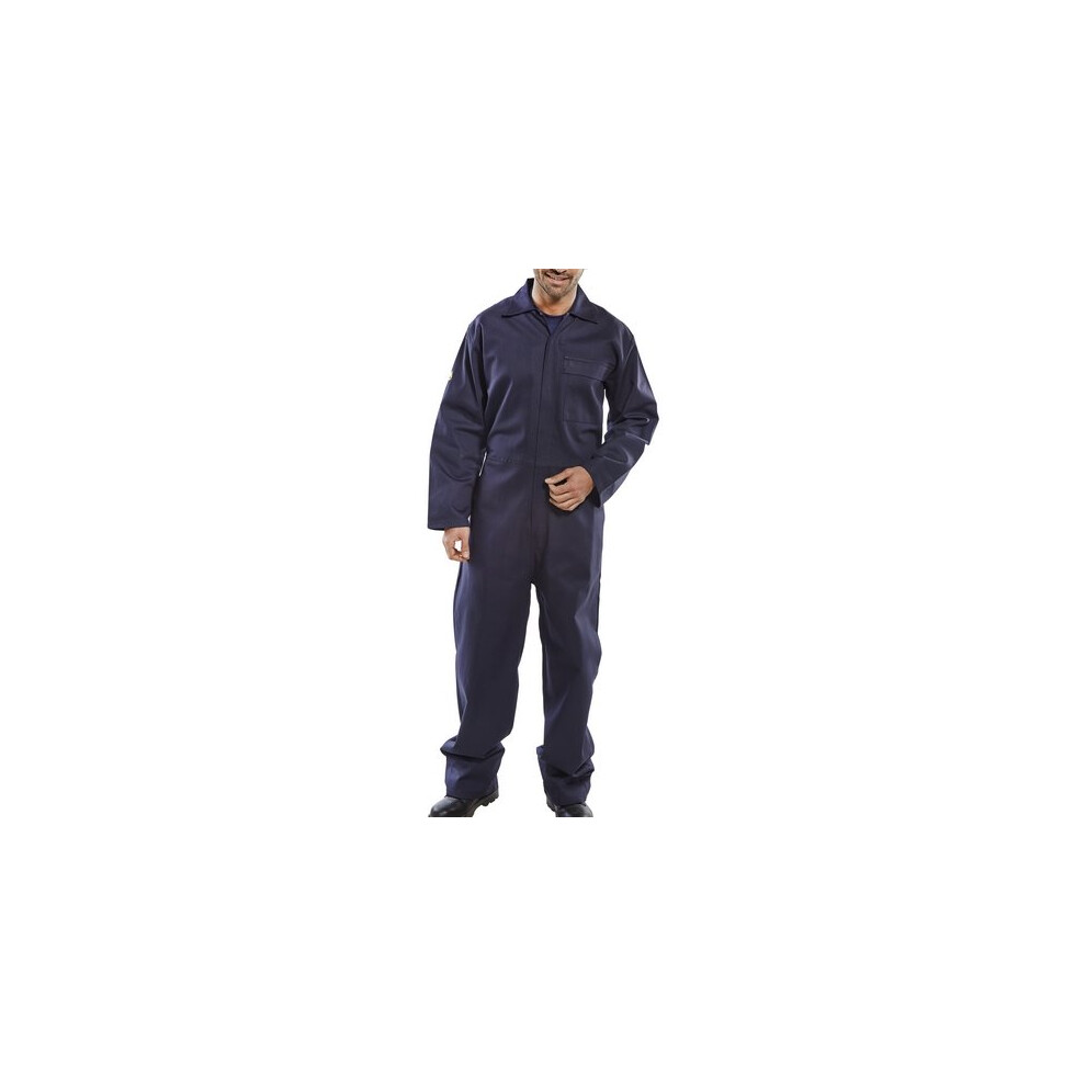 (50W) Click Cfrbsn36 Flame Retardant Boiler Suit Navy Blue 36" 5030566063930