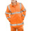 (M) Click SS20471ORL Hi Vis Orange Soft Shell Jacket Large 1