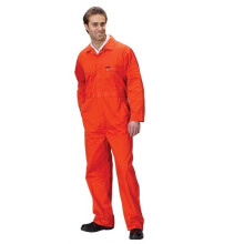 (38W) Click PCBSHWOR36 Super Polycotton Boiler Suit Orange 36"