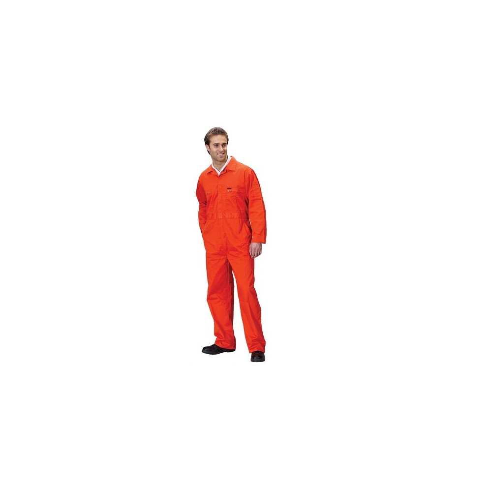 (38W) Click Pcbshwor36 Super Polycotton Boiler Suit Orange 36" 5030566041785
