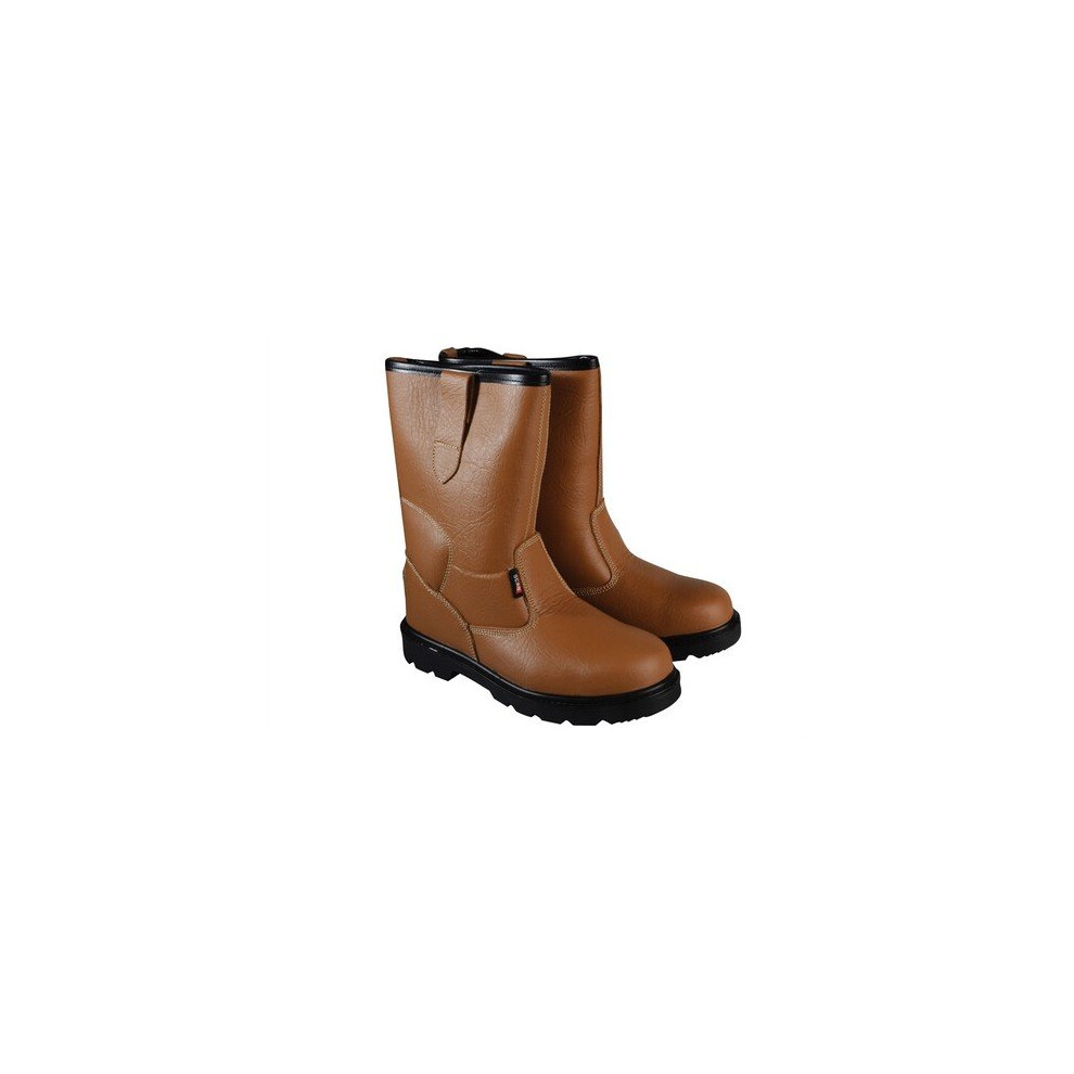 (10 (Adults')) Scan 2Scl36e Texas Dual Density Lined Rigger Boots Tan Uk 10 Euro 44 5023969299372