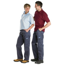 (36W) Click CTRANTN30 Newark Cargo Trousers Navy Blue 30" Waist Standard Leg